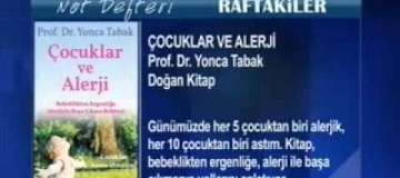 Prof Dr  Yonca Tabak Çocuklar ve Alerji Kitabı ile TGRT'de Raftakiler sunumunda